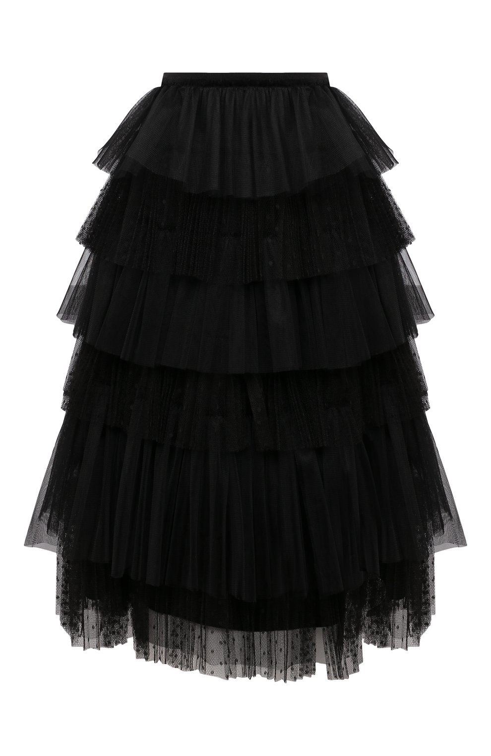 Юбка REDVALENTINO черного цвета по цене 79700 руб., арт. XR0RAI80/6B6, фото 1 Юбка REDVALENTINO, арт. XR0RAI80/6B6, фото 1