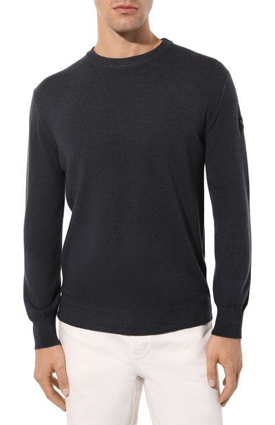 Шерстяной джемпер PAUL&SHARK темно-синего цвета по цене 31900 руб., арт. 11311001, фото 3 Шерстяной джемпер PAUL&SHARK, арт. 11311001, фото 3