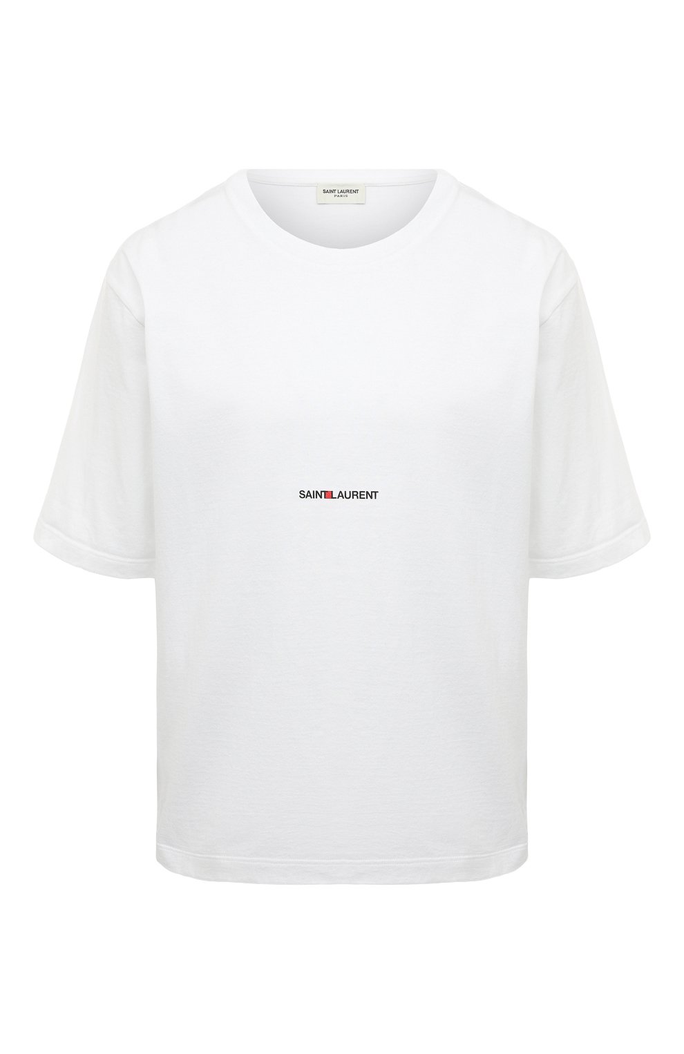 Хлопковая футболка SAINT LAURENT, арт. 460876/YB2DQ9000, фото 1