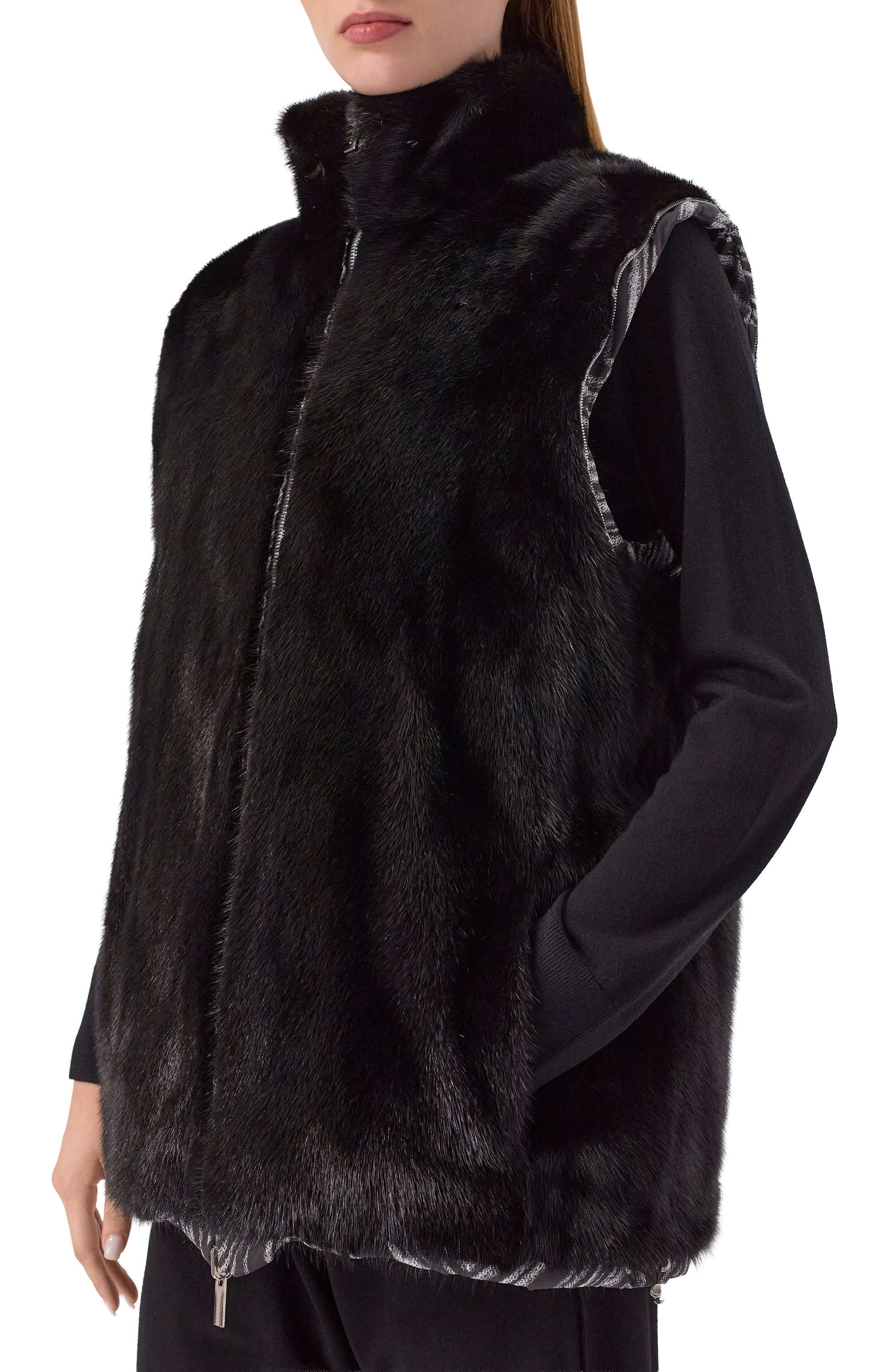 Двусторонний пуховик с подкладкой из норки KITON, арт. D58681K0560E01, фото 7