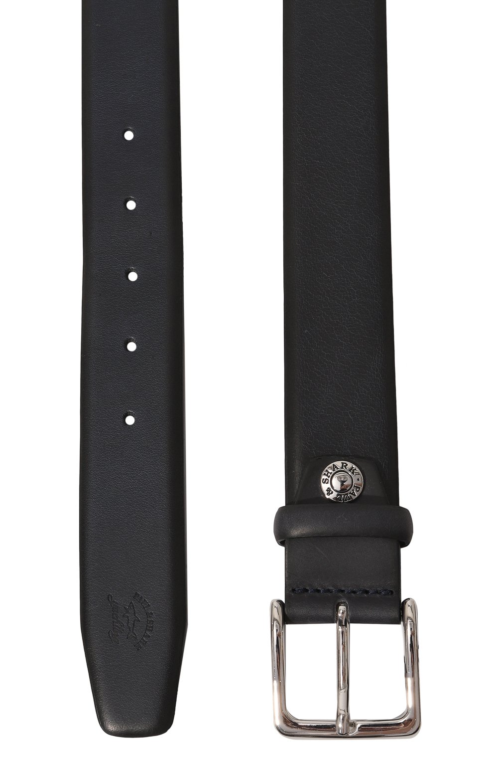 Кожаный ремень PAUL&SHARK темно-синего цвета по цене 13150 руб., арт. 22416032, фото 3 Кожаный ремень PAUL&SHARK, арт. 22416032, фото 3