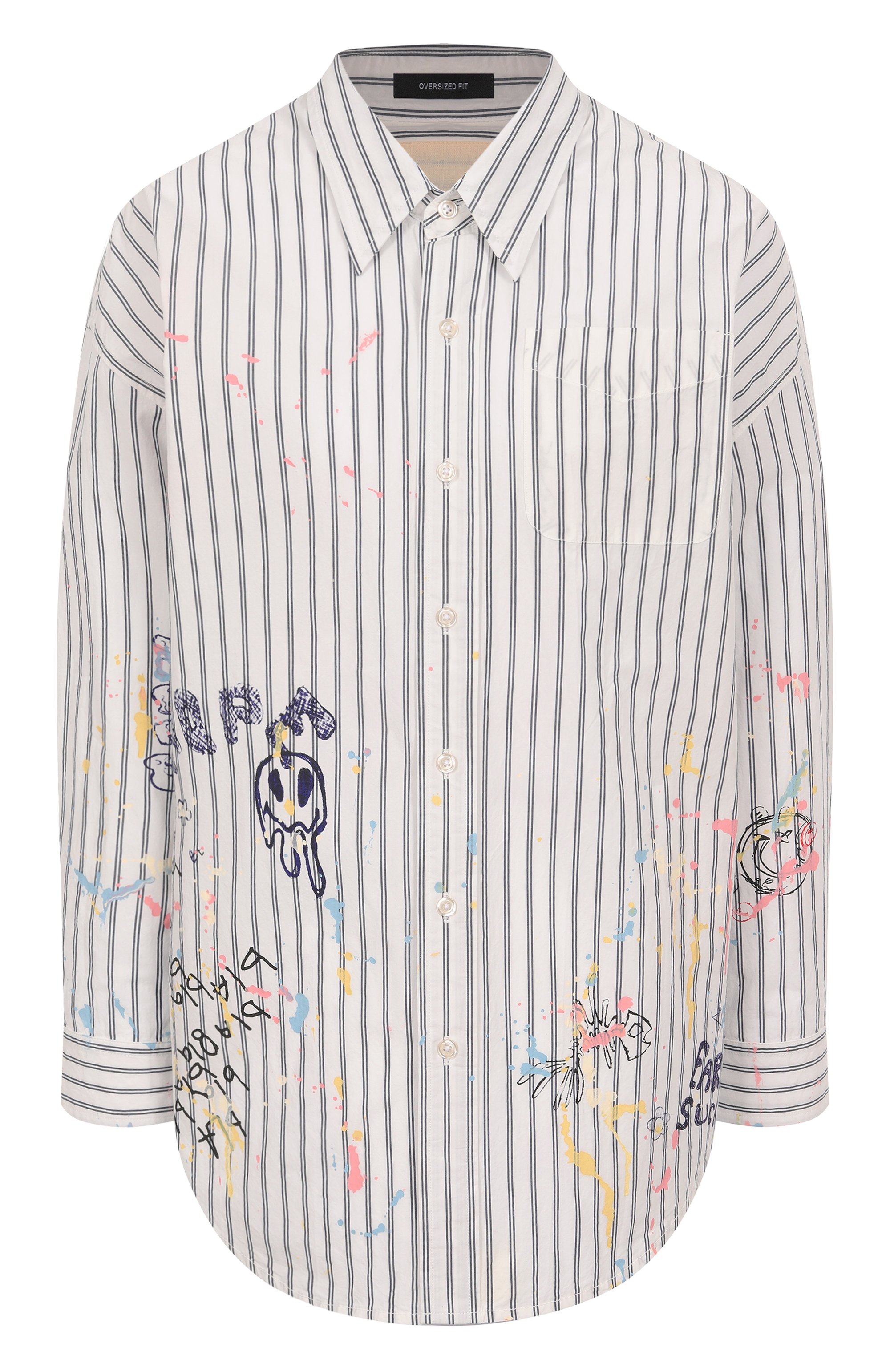 Хлопковая рубашка R13, арт. R13WR004-R486B, фото 1