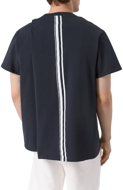 Хлопковая футболка MORDECAI темно-синего цвета по цене 38950 руб., арт. 25E96MXJ03, фото 4 Хлопковая футболка MORDECAI, арт. 25E96MXJ03, фото 4