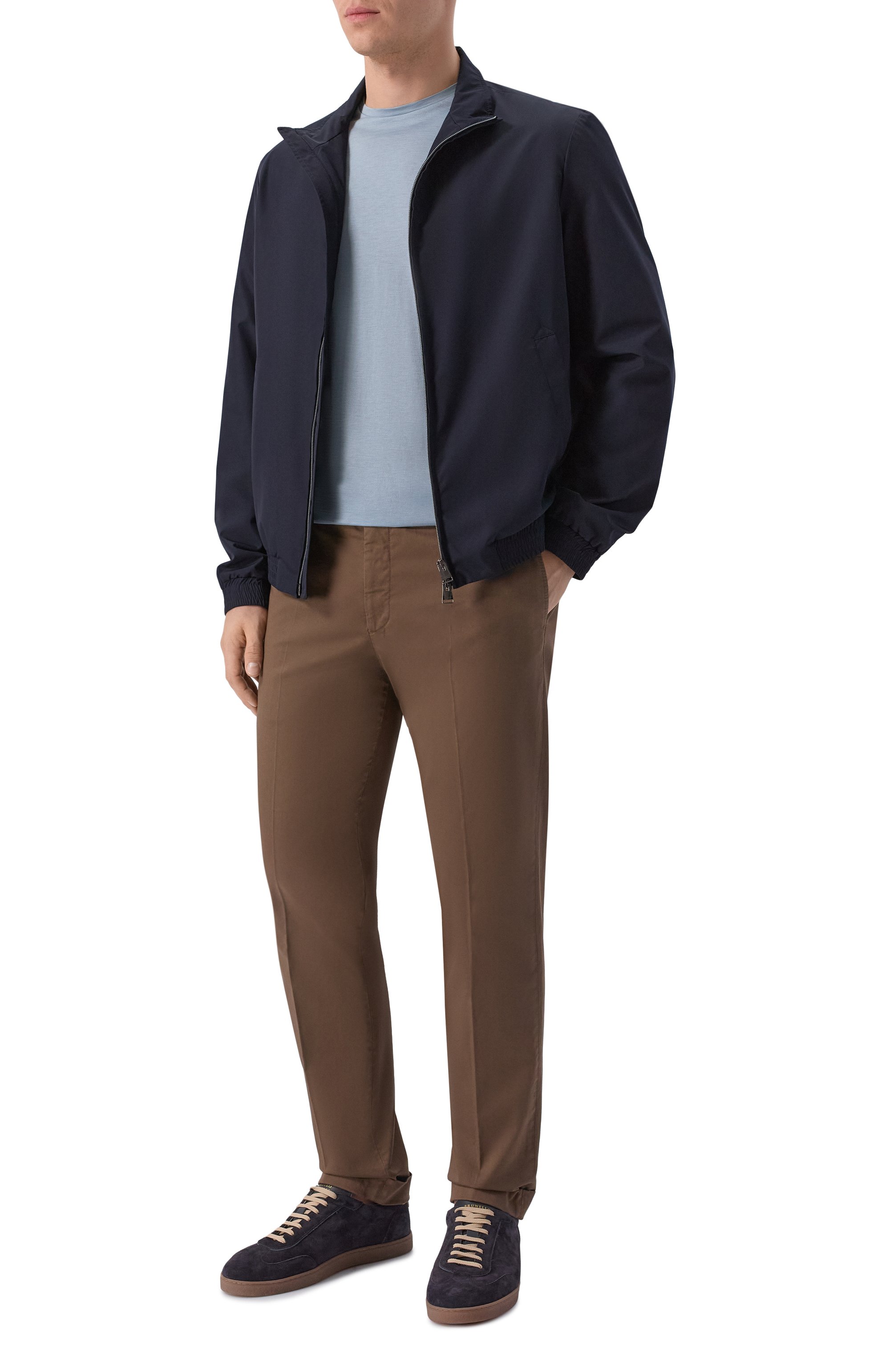 Футболка из шелка и хлопка 12 STOREEZ, арт. 137282, фото 2