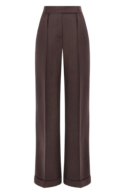 Брюки из шерсти и кашемира Kiton D56108K0563G08 Коричневый D56108K0563G08