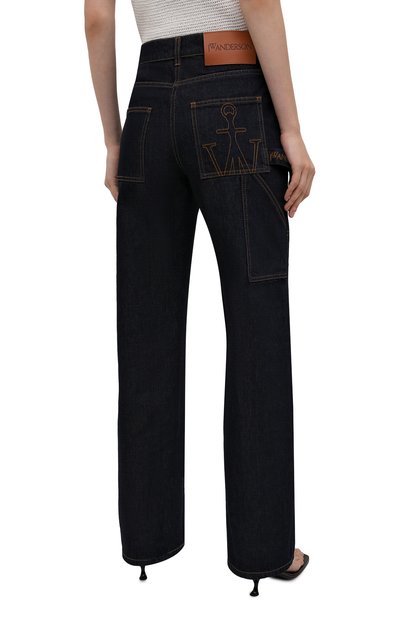 Джинсы JW ANDERSON синего цвета по цене 48350 руб., арт. DT0017 PG0350, фото 4 Джинсы JW ANDERSON, арт. DT0017 PG0350, фото 4