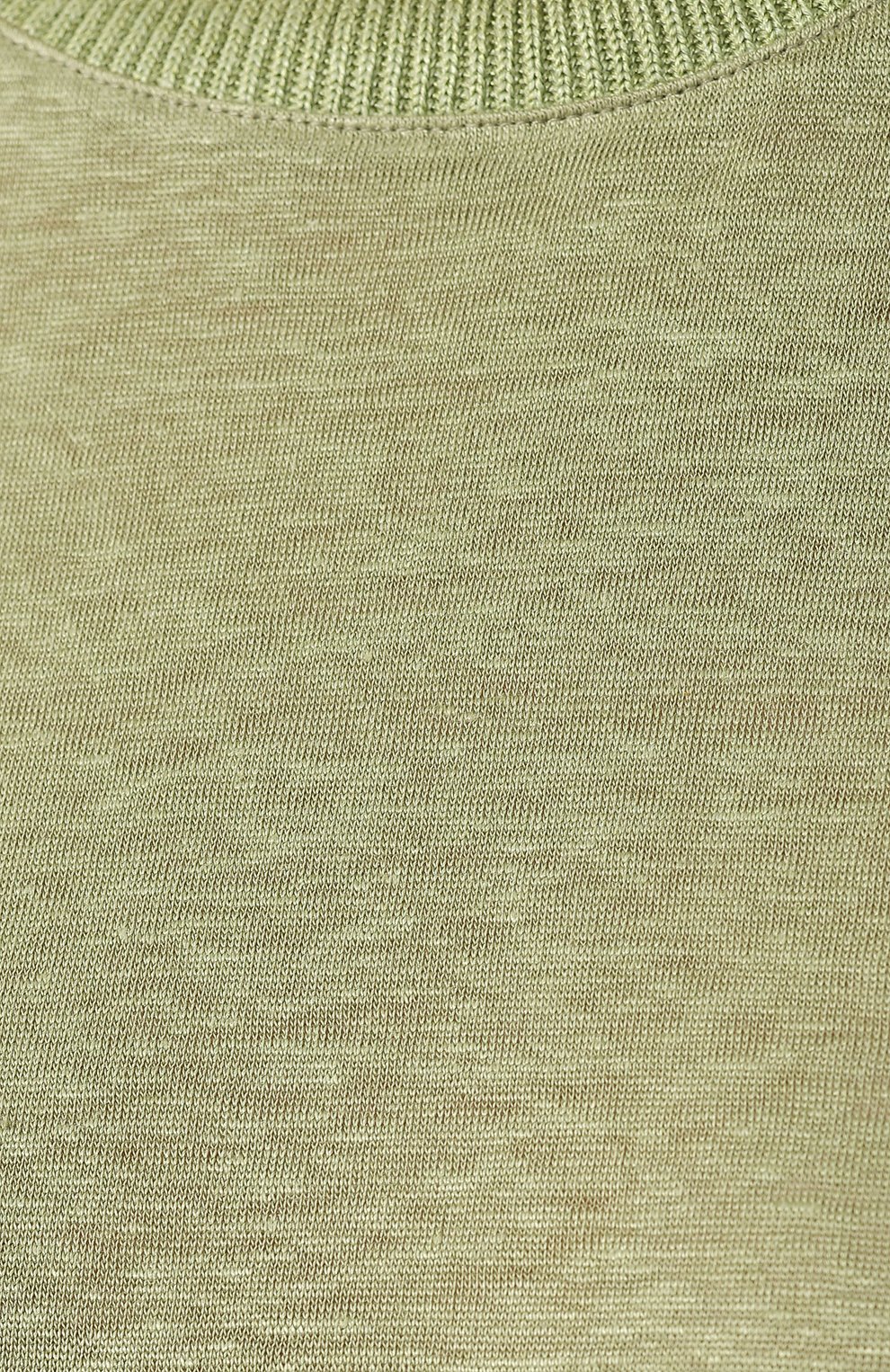 Льняная футболка LORO PIANA светло-зеленого цвета по цене 76750 руб., арт. FAI5936, фото 5 Льняная футболка LORO PIANA, арт. FAI5936, фото 5