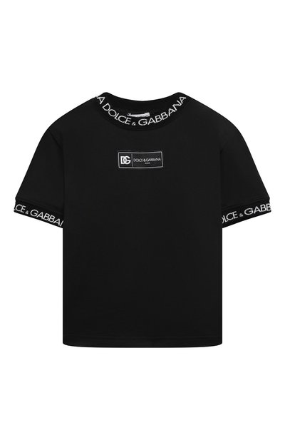 Хлопковая футболка DOLCE & GABBANA, арт. L4JTE0/G7M4F/8-14