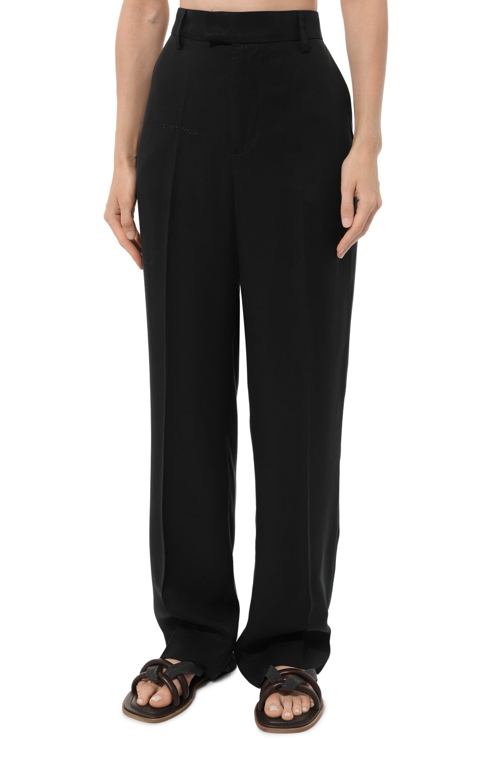 Брюки ZADIG AND VOLTAIRE черного цвета по цене 29950 руб., арт. WWPA00756, фото 3 Брюки ZADIG AND VOLTAIRE, арт. WWPA00756, фото 3