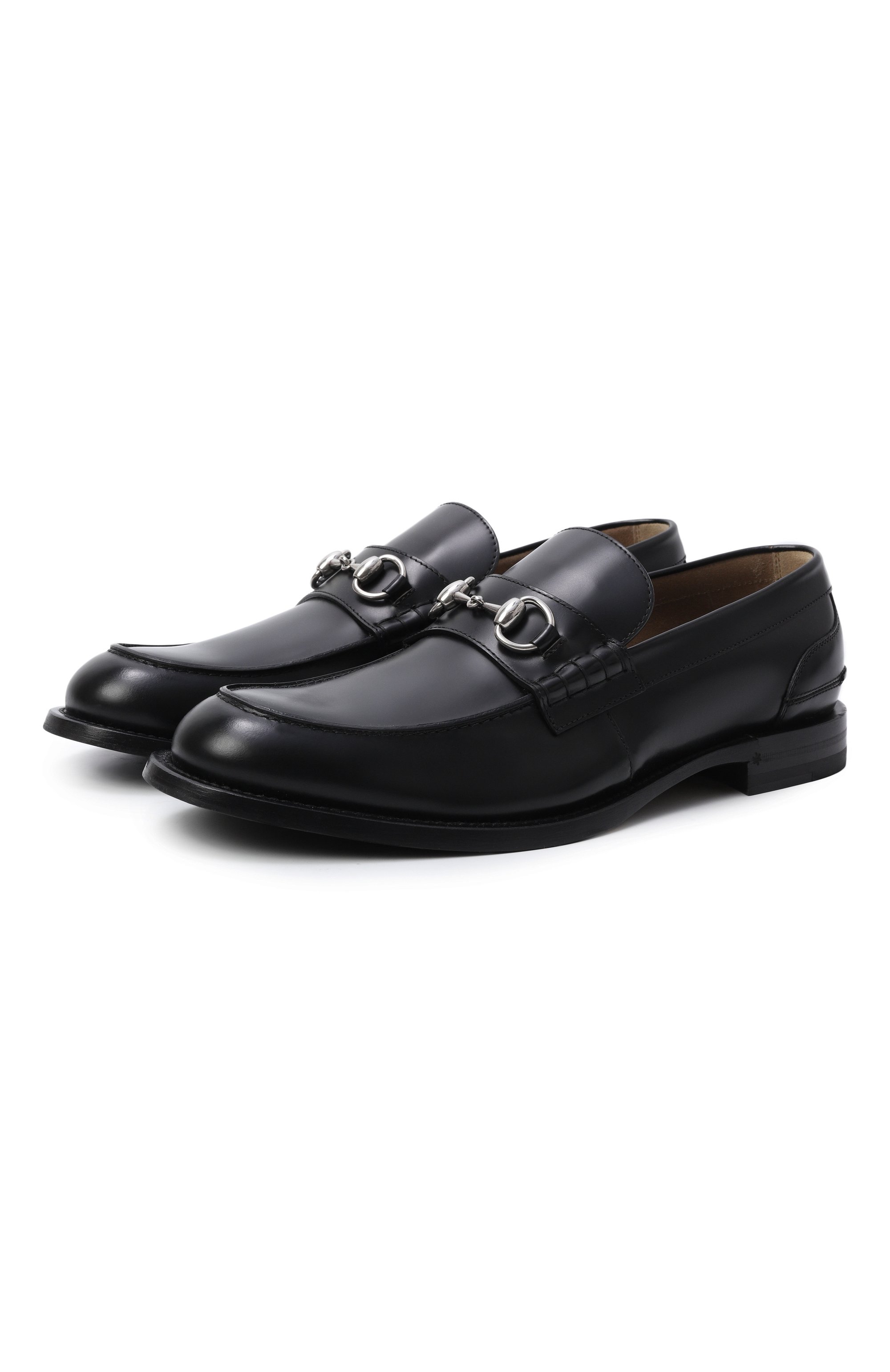 Кожаные лоферы GUCCI, арт. 851398/AAFAR, фото 1