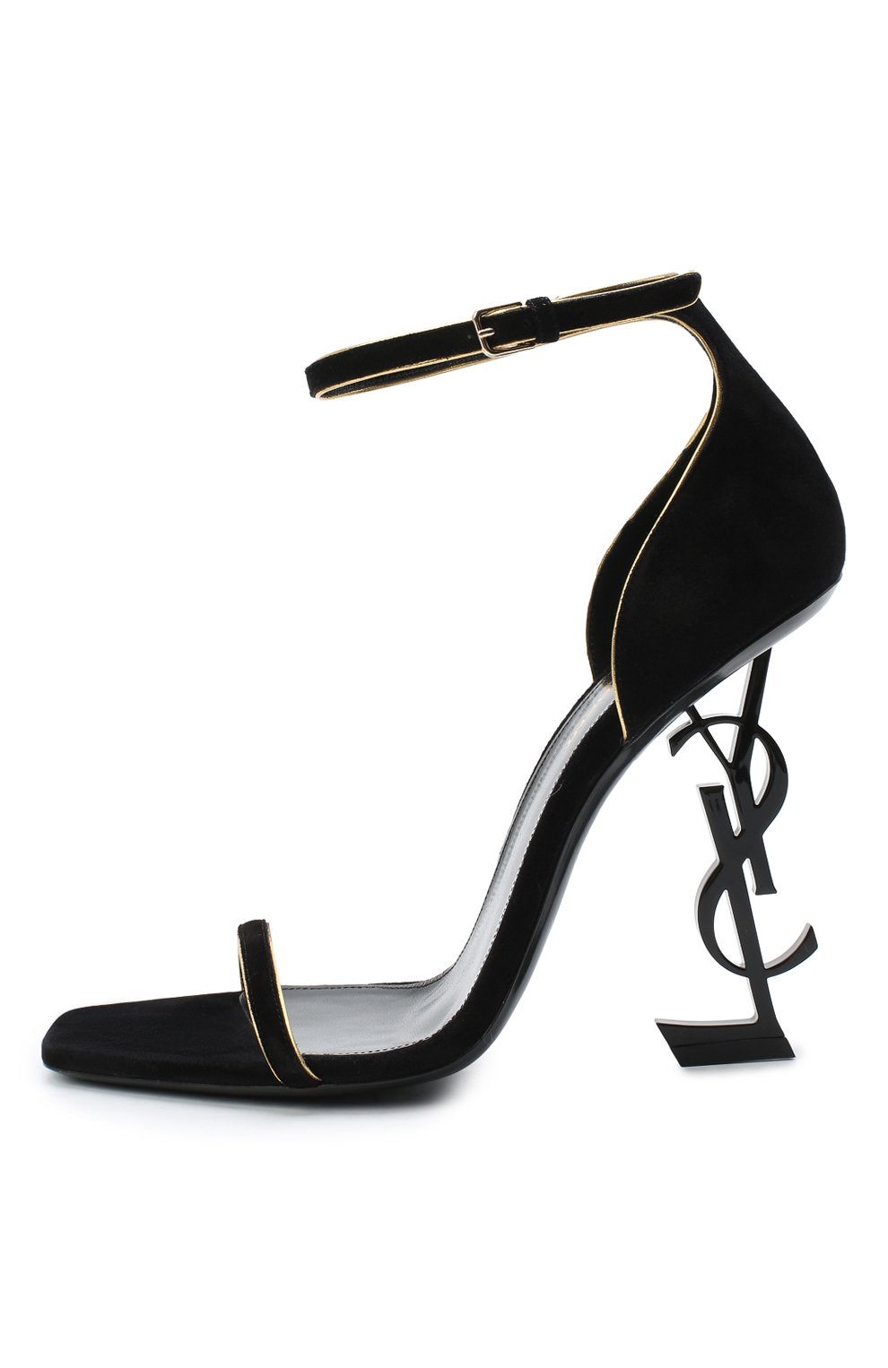 Замшевые босоножки opyum SAINT LAURENT, арт. 632437/C20VV, фото 3