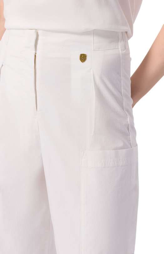 Хлопковые брюки Aeronautica Militare PA1695DCT04280 Белый  PA1695DCT04280 Фото 5