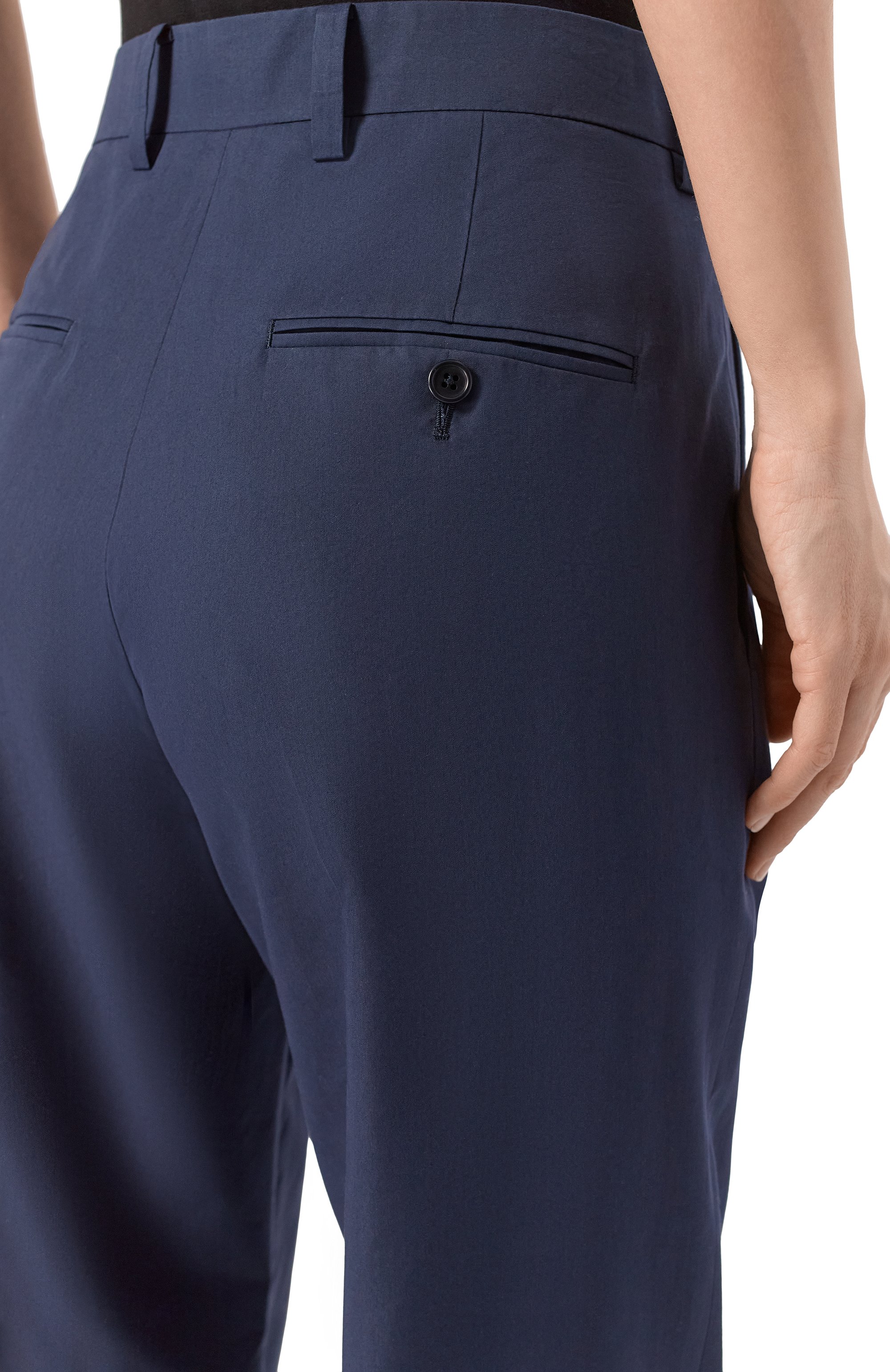 Брюки из хлопка и шелка MVST, арт. B011/0210, фото 5