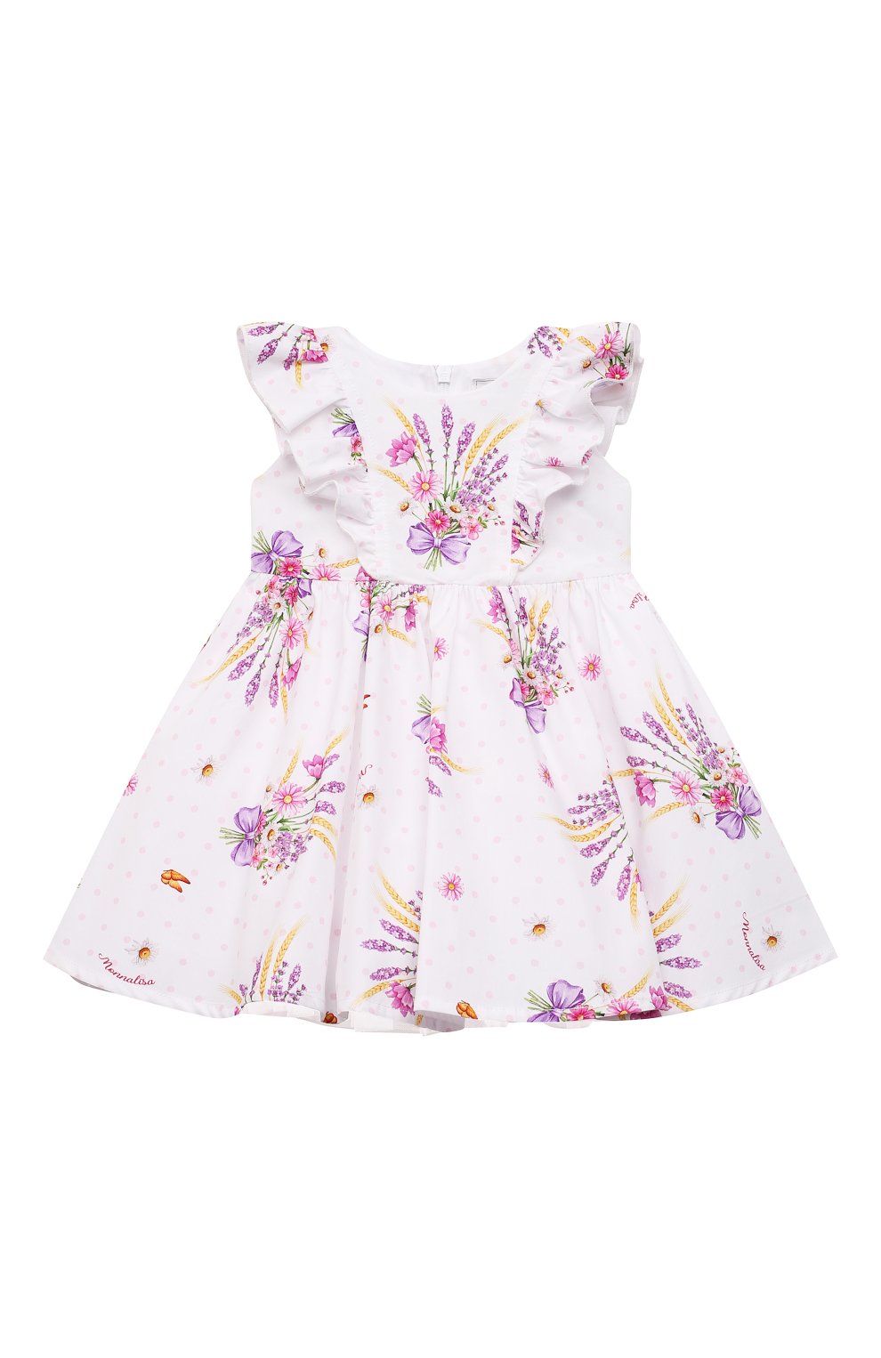 Хлопковое платье MONNALISA, арт. 317912, фото 1