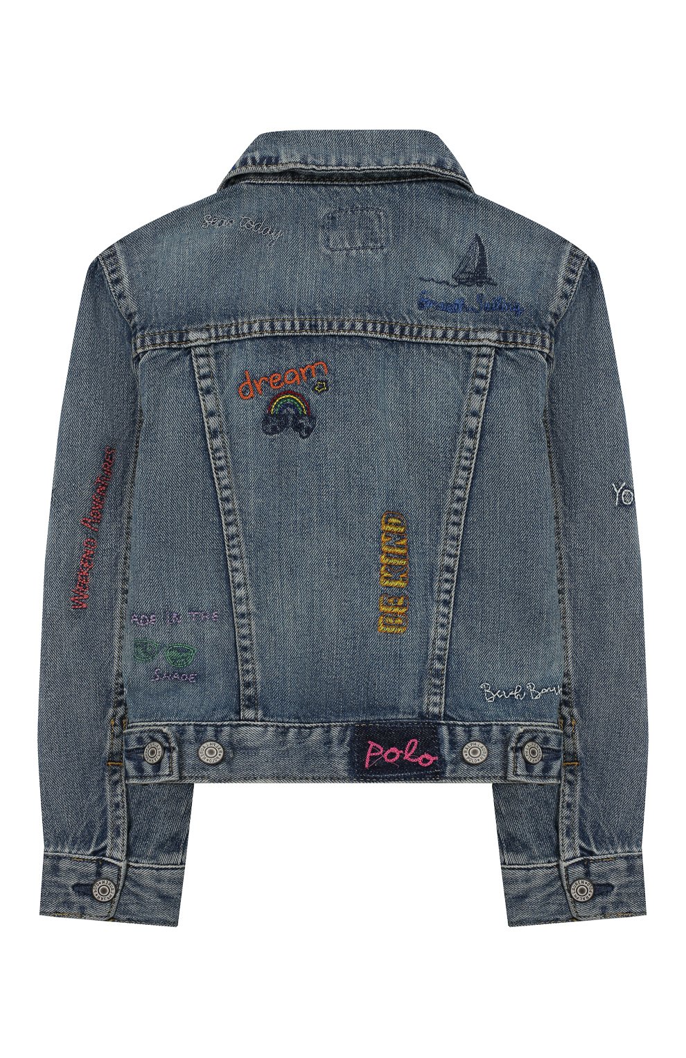 Джинсовая куртка POLO RALPH LAUREN голубого цвета по цене 17500 руб., арт. 312783770, фото 2 Джинсовая куртка POLO RALPH LAUREN, арт. 312783770, фото 2