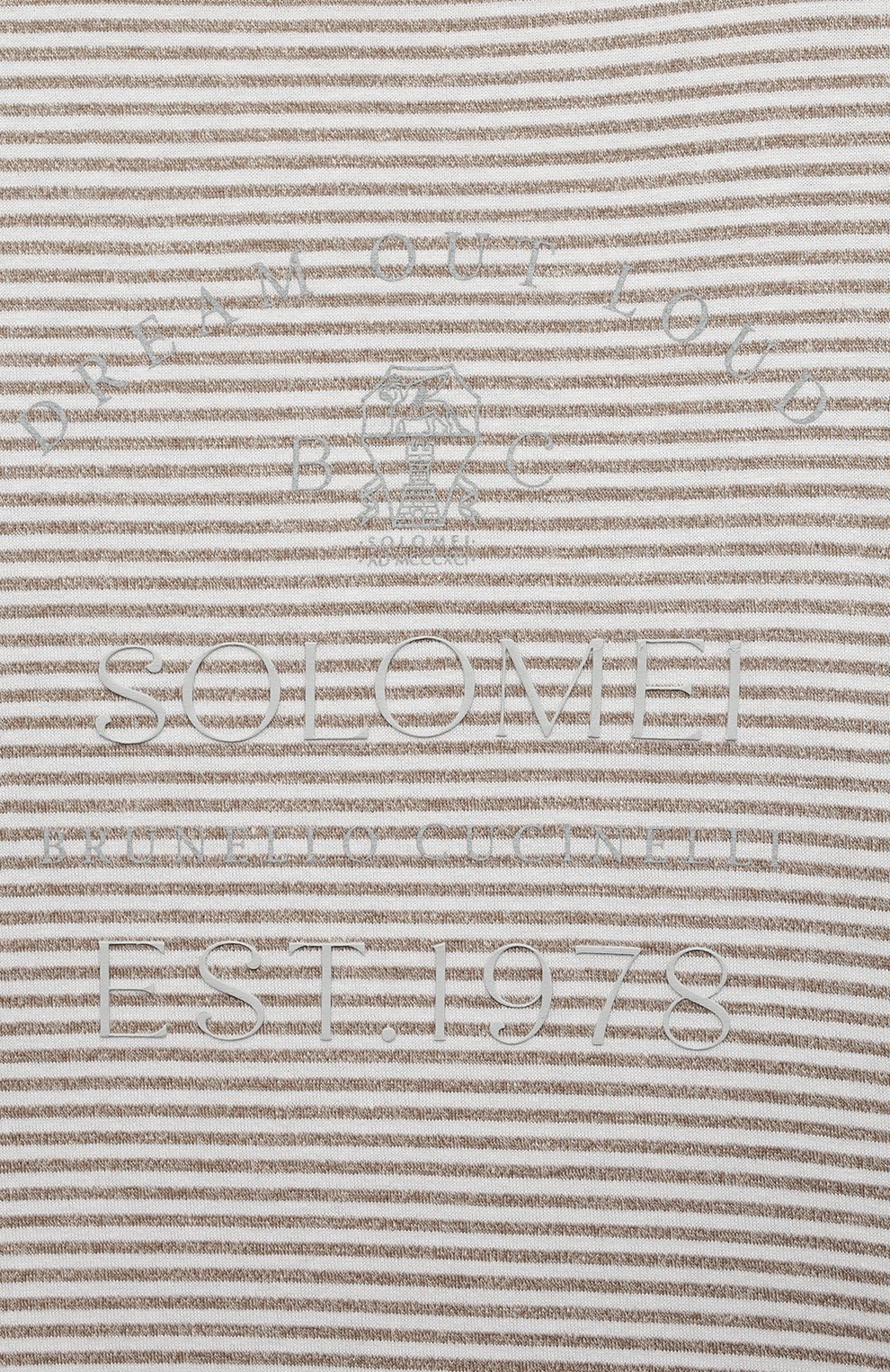 Хлопковая футболка BRUNELLO CUCINELLI, арт. BTS81T128B, фото 3