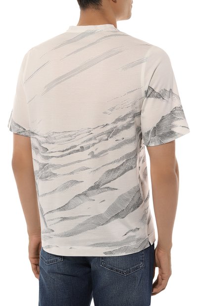 Хлопковая футболка ZILLI, арт. TSR02AM0100VLM000, фото 4