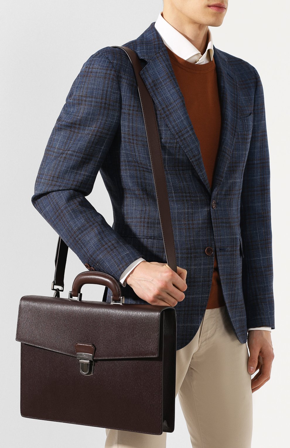 Кожаный портфель FERRAGAMO, арт. Z-0703857, фото 5