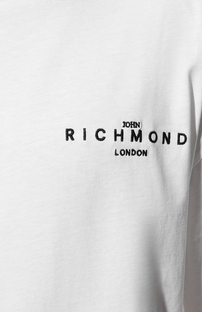 Хлопковая футболка JOHN RICHMOND, арт. RMA22093TS, фото 5