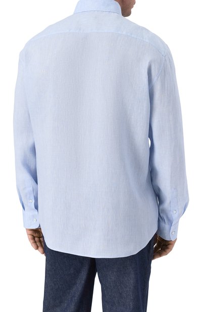 Льняная рубашка BRUNELLO CUCINELLI, арт. MM6840627, фото 4