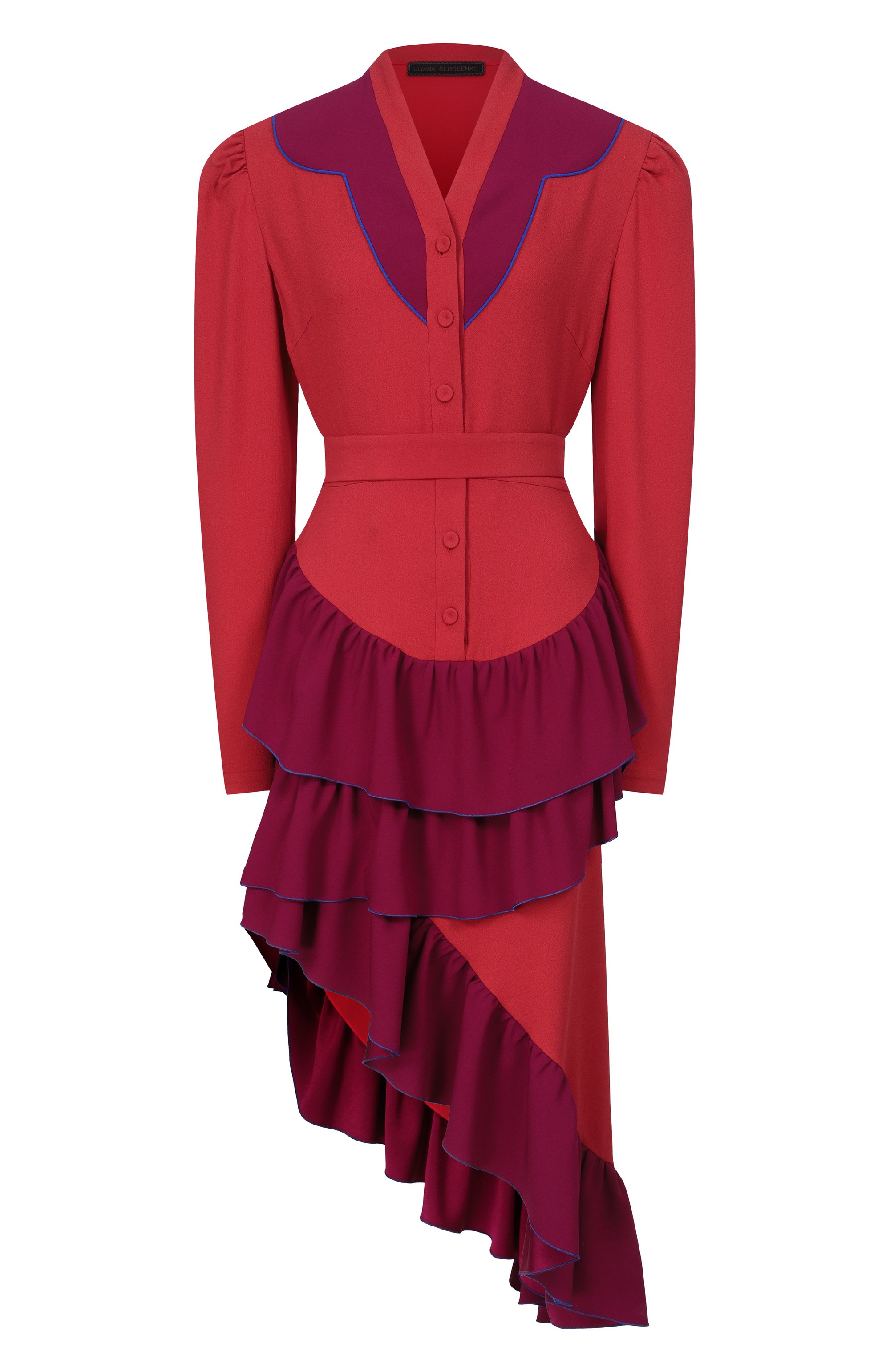 Шелковое платье ULYANA SERGEENKO, арт. ABM001FW24RESORT 1957Т24, фото 1