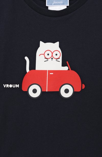 Хлопковая футболка JACADI, арт. 2044677, фото 3