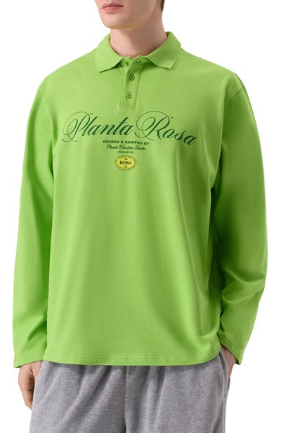 Хлопковое поло PLANTA ROSA, арт. PR/POLOLONG/CREATIVE-STUDIO/220, фото 3