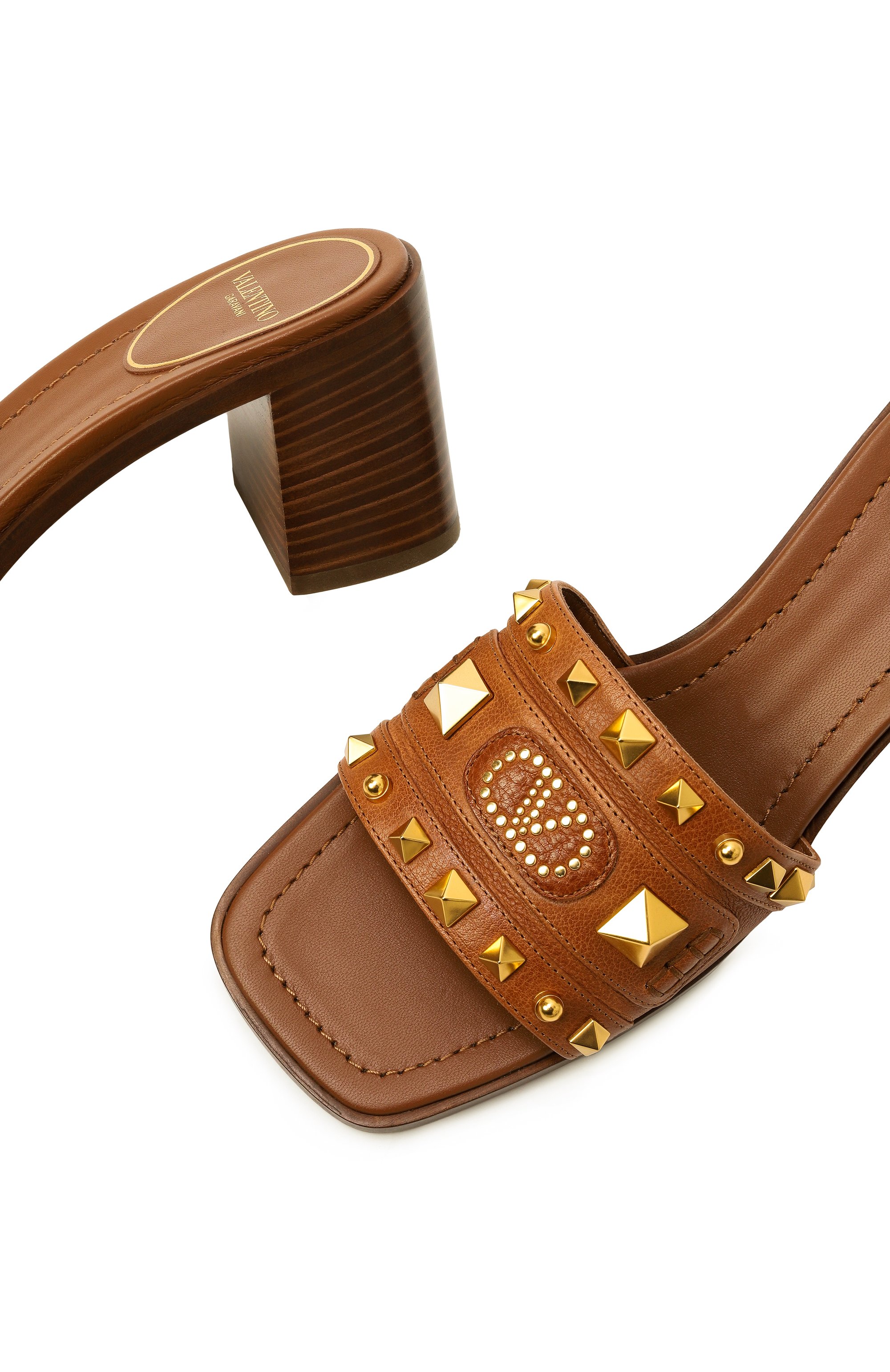 Кожаные мюли plaster caster VALENTINO, арт. 6W2S0LS7/ZQF, фото 7