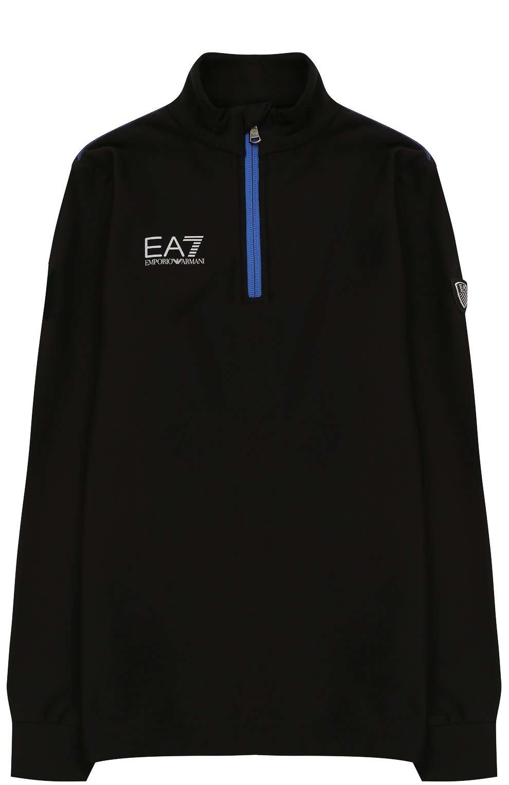 Толстовка с высоким горлом и контрастной прострочкой EA7, арт. 6YBM63/BJ35Z, фото 1