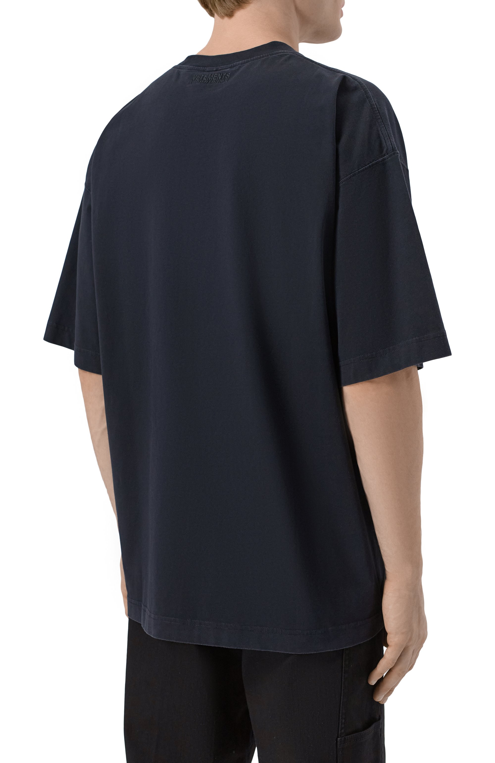 Хлопковая футболка VETEMENTS, арт. ME76TR162B/1200 LIGHT JERSEY, фото 5