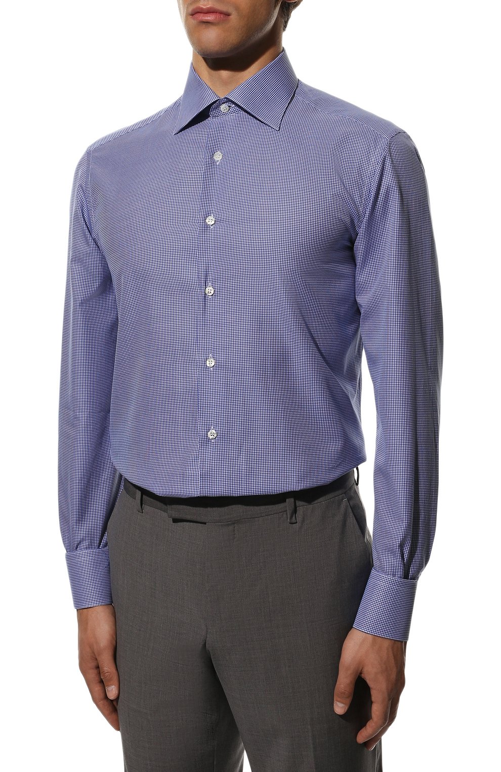 Хлопковая сорочка STEFANO RICCI, арт. MC003678/R2003, фото 4