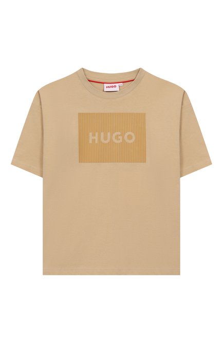 Хлопковая футболка HUGO, арт. G00440