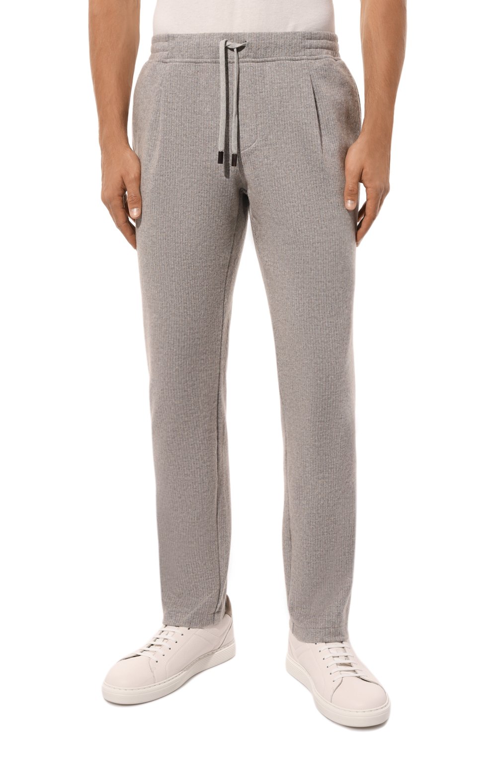 Брюки из хлопка и шерсти CAPOBIANCO серого цвета по цене 52750 руб., арт. 17M750.GP00., фото 3 Брюки из хлопка и шерсти CAPOBIANCO, арт. 17M750.GP00., фото 3