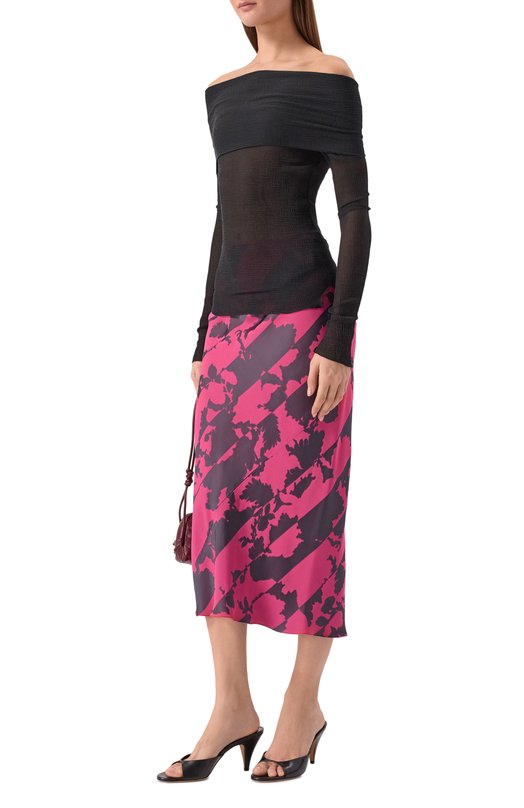 Юбка Dries Van Noten 130804/3148 Розовый  130804/3148 Фото 2