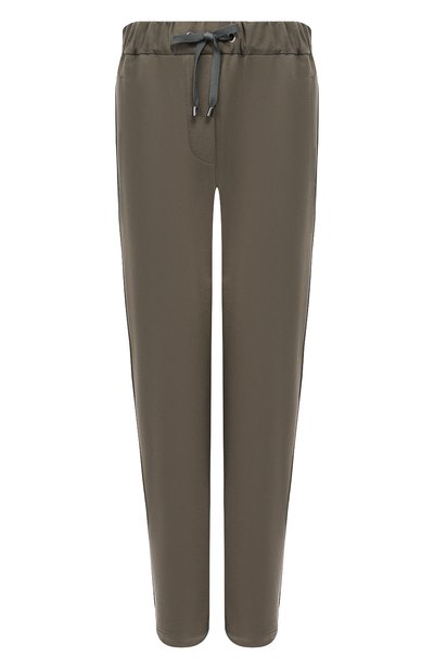 Женские хлопковые брюки BRUNELLO CUCINELLI, арт. MH827P7035