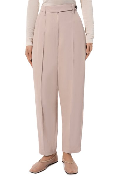 Брюки из вискозы и льна BRUNELLO CUCINELLI, арт. MH579B1297, фото 3