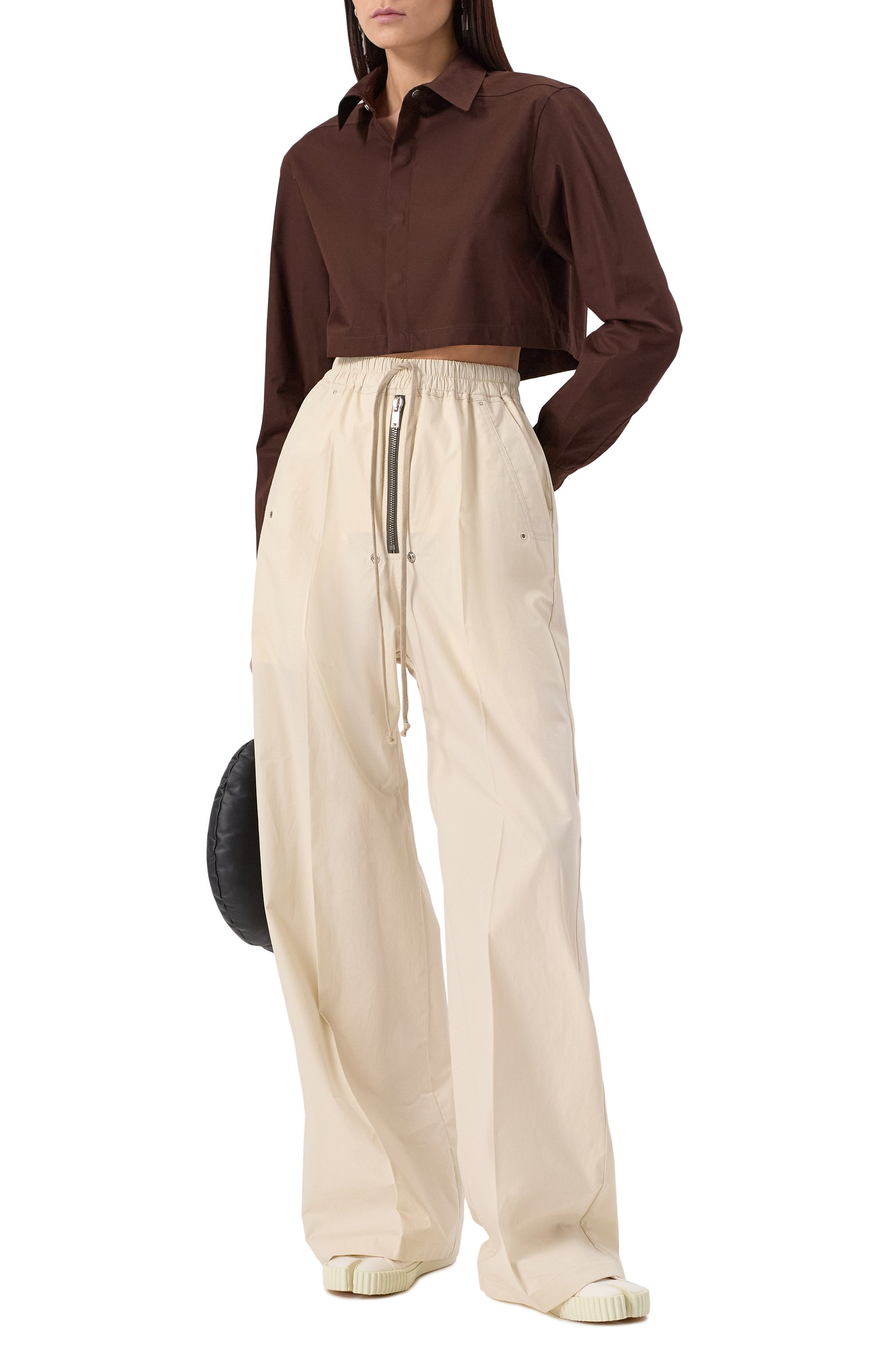 Хлопковая рубашка RICK OWENS, арт. RP01E7240/P, фото 2