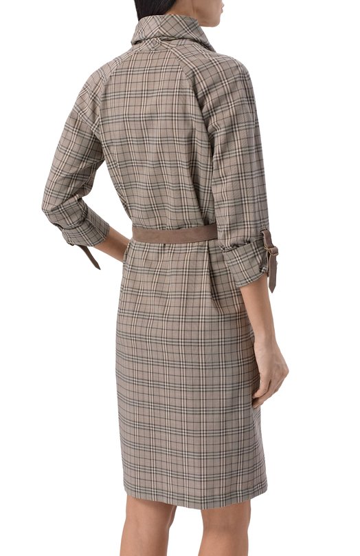 Шерстяное платье Burberry 8118175 Серый  8118175 Фото 3