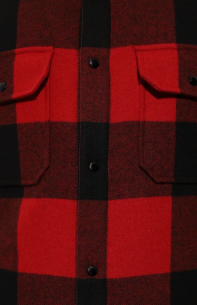 Шерстяная куртка-рубашка WOOLRICH, арт. CFWOOS0067MRUT3046, фото 5