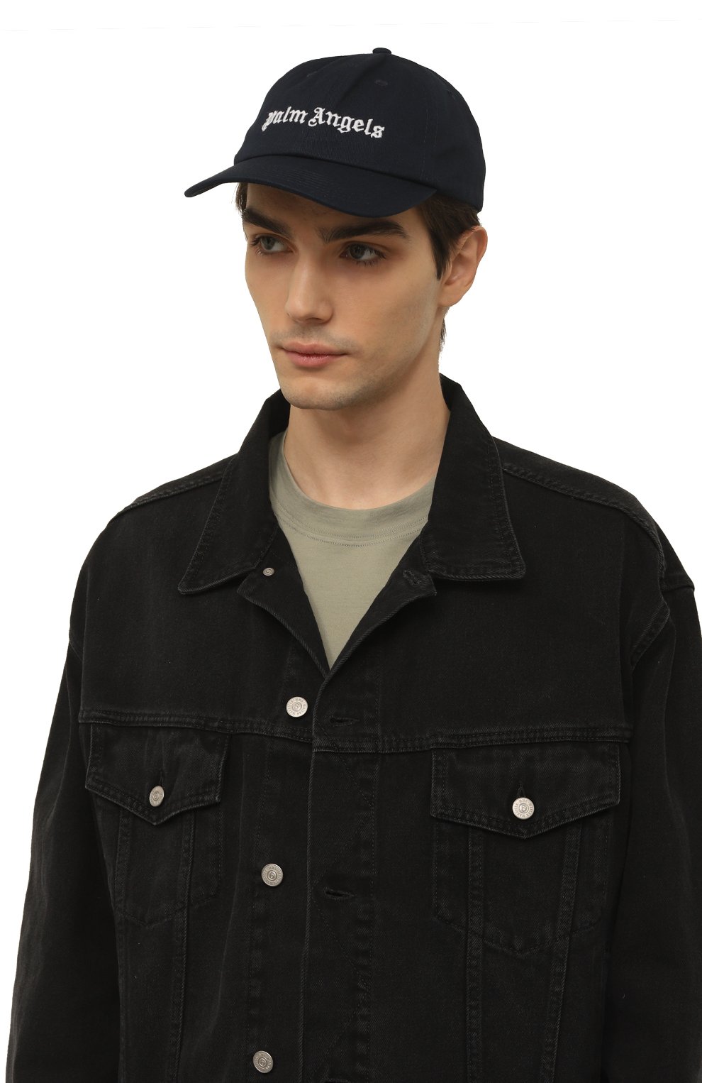 Хлопковая бейсболка PALM ANGELS, арт. PMLB003C99FAB001, фото 2