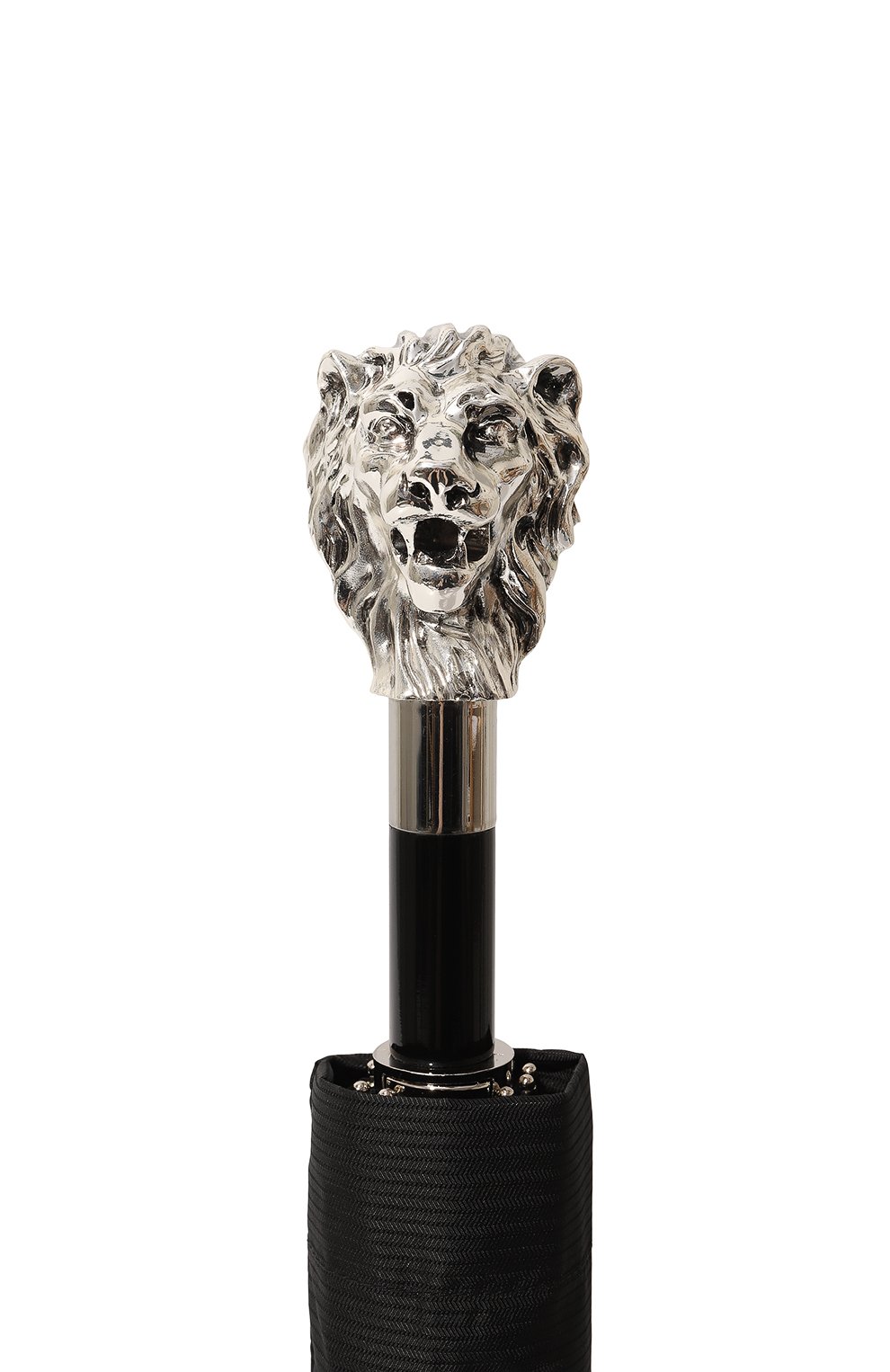 Складной зонт PASOTTI OMBRELLI черного цвета по цене 29500 руб., арт. 0MITU0 64S/RAS0 6768/1, фото 5 Складной зонт PASOTTI OMBRELLI, арт. 0MITU0 64S/RAS0 6768/1, фото 5