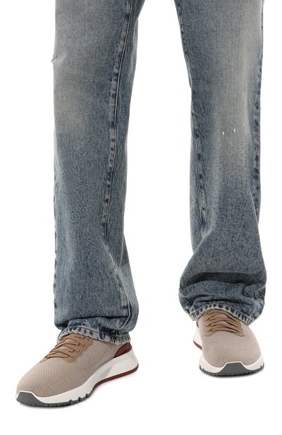 Текстильные кроссовки BRUNELLO CUCINELLI, арт. MZUWLBO253, фото 3