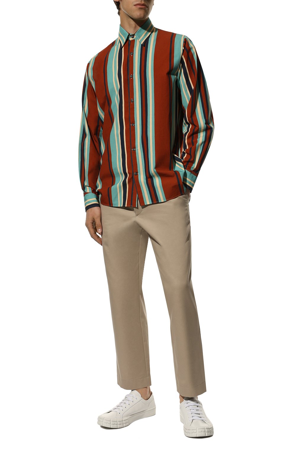 Хлопковая рубашка PRADA, арт. SC568-10EN-F0046-221, фото 2