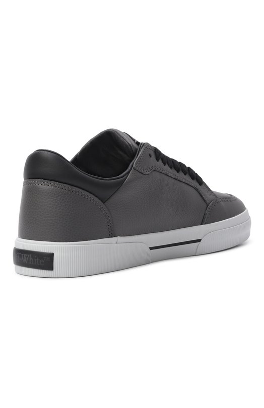 Кожаные кеды Vulc Off-White 0MIA293S26LEA001 Серый  0MIA293S26LEA001 Фото 4