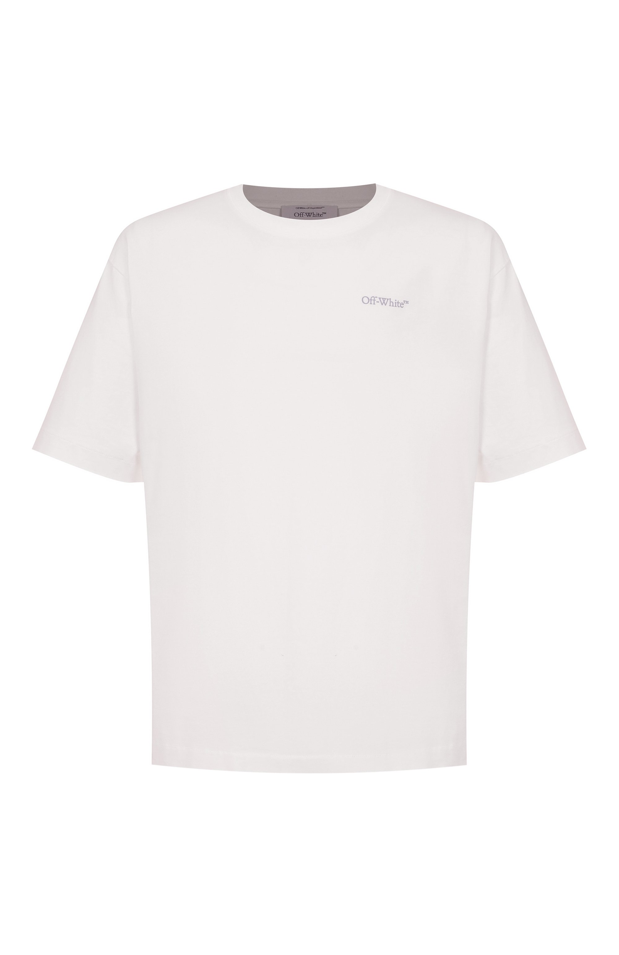 Хлопковая футболка OFF-WHITE, арт. 0MAA120S25JER00G, фото 1