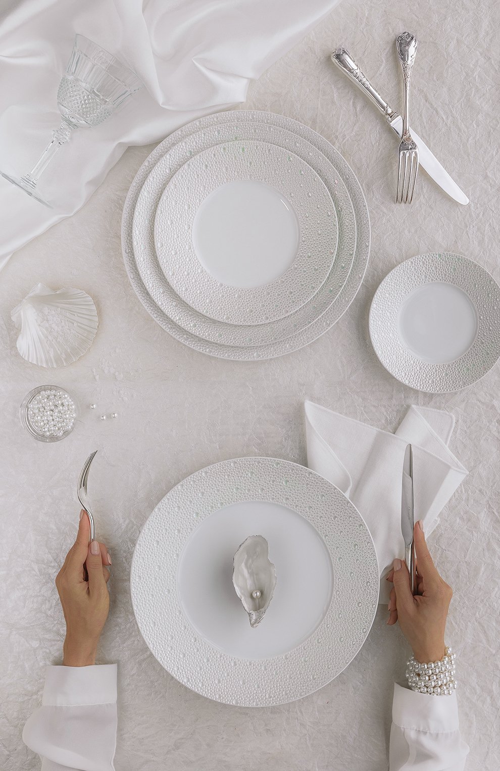 Тарелка для хлеба и масла ecume perle BERNARDAUD, арт. 1975/20251, фото 2