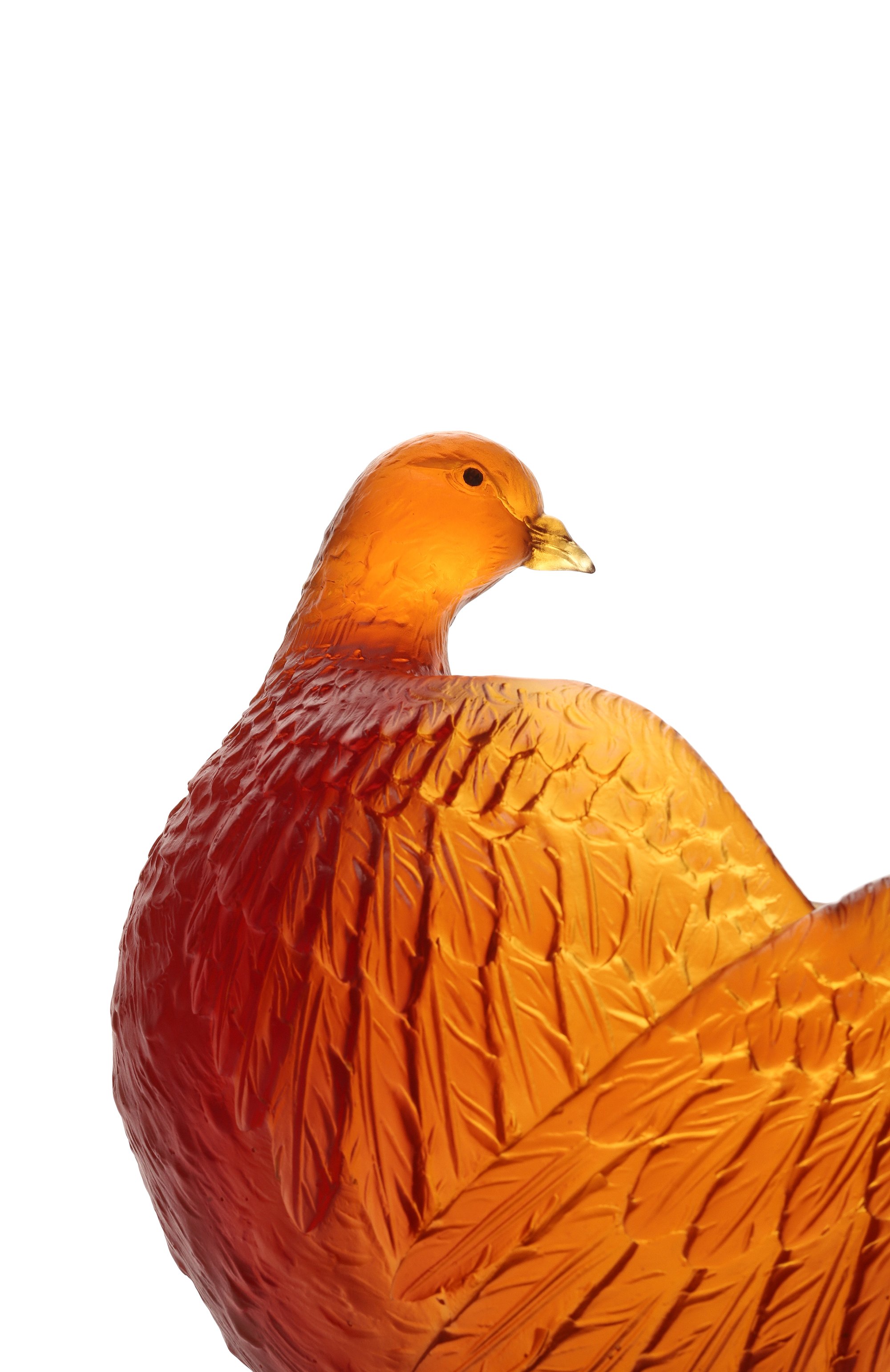 Ваза love doves TSAR оранжевого цвета по цене 221000 руб., арт. 168022Y, фото 3 Ваза love doves TSAR, арт. 168022Y, фото 3