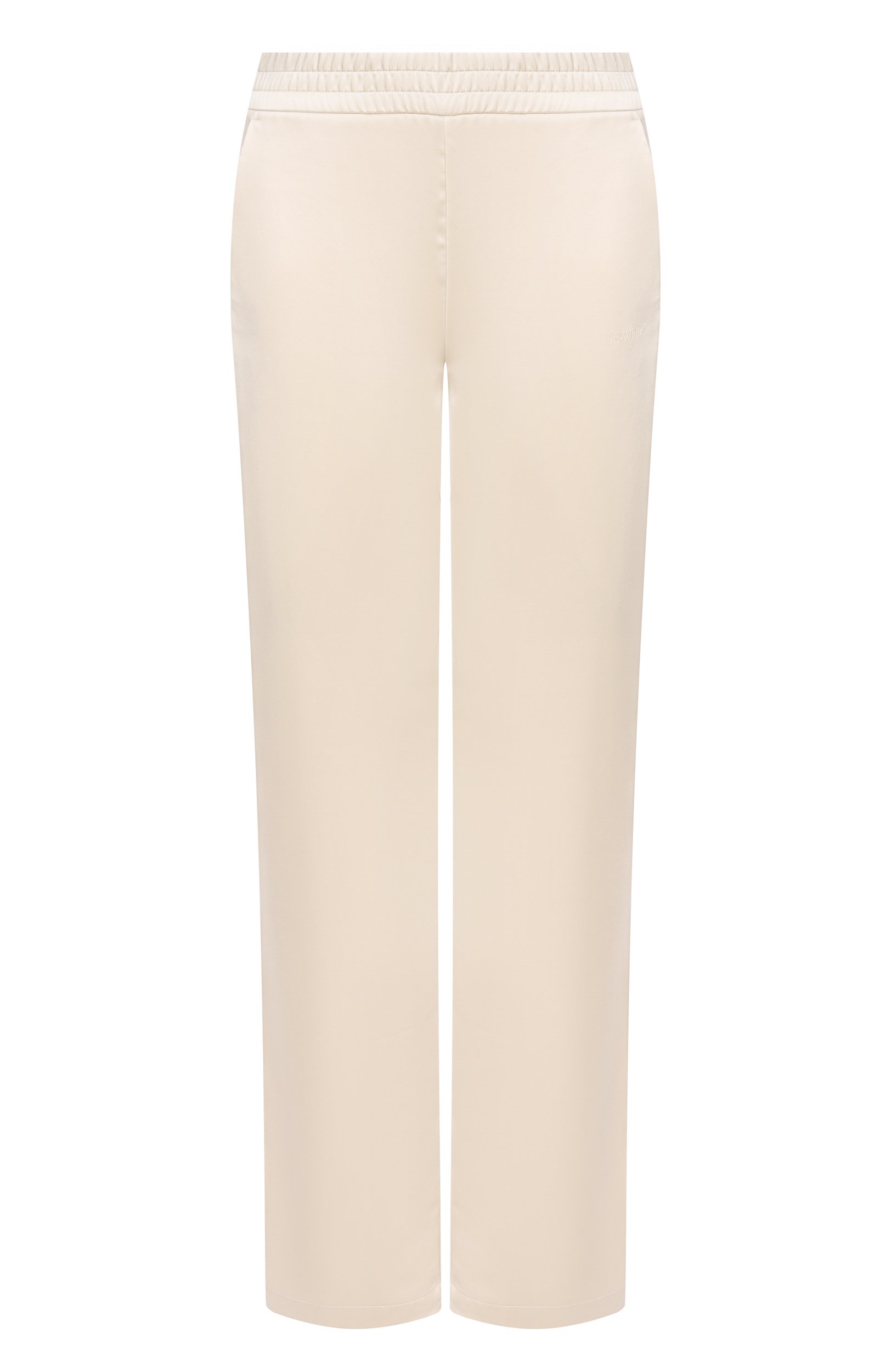 Брюки OFF-WHITE кремового цвета по цене 99500 руб., арт. 2FH00650B, фото 1 Брюки OFF-WHITE, арт. 2FH00650B, фото 1