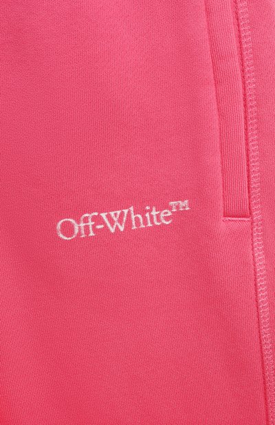 Хлопковые джоггеры OFF-WHITE, арт. 0GCH001F23FLE002, фото 3