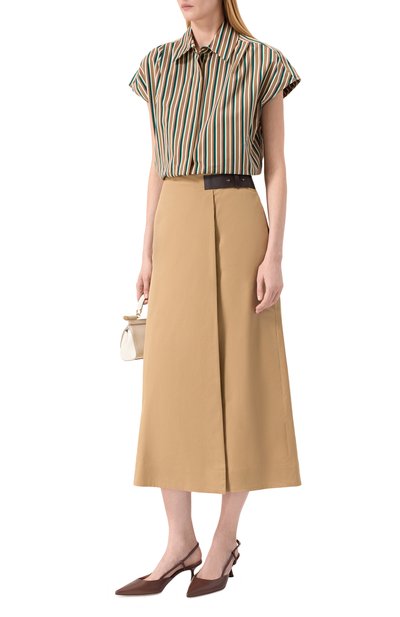 Хлопковая рубашка LORENA ANTONIAZZI, арт. E2635CA46A/5287, фото 2